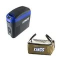 Kings 15L Centre Console Fridge/Freezer + Clear Top Canvas Bag