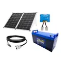 Kings 250w Solar Panel + MPPT Regulator + 12V 138Ah Deep Cycle Battery + 6m Lead