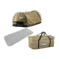 Kings Deluxe Escape Single Swag + Self-Inflating Foam Mattress - Single + Deluxe Single Swag Premium Canvas Bag
