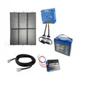 Kings 200W Solar Blanket w/MPPT + 6m Lead For Solar Panel Extension + 12V 115Ah Deep Cycle Battery + 1500W Inverter