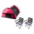 Kings Pink Double Swag + Throne Camp Chairs (Qty:2)