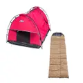 Kings Pink Double Swag + Premium Winter/Summer Sleeping Bag Left zipper