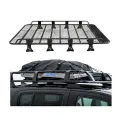 Steel Tradie Roof Racks + Half-Length Premium Waterproof Rooftop Bag