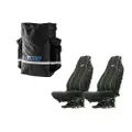 Kings Premium 48L Dirty Gear Bag + Heavy Duty Seat Covers (Pair)