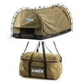 Kings Deluxe Escape Single Swag + Travel Canvas Bag
