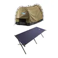 Kings Deluxe Escape Single Swag + Camping Stretcher Bed