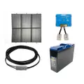 Kings 12V 120Ah Slimline AGM Battery + 200W Solar Blanket + 6m Lead