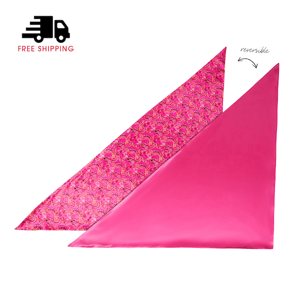 Slip Alice + Olivia Pure Silk Hair Wrap - Spring Time