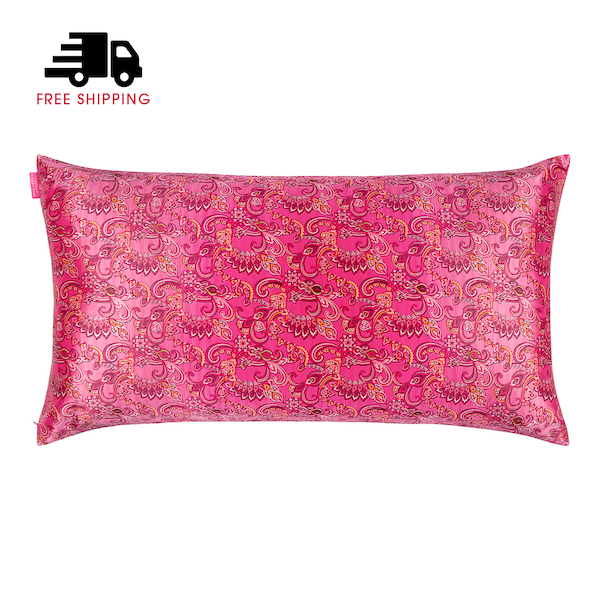 Slip Alice + Olivia Pure Silk Pillowcase King Spring Paisley