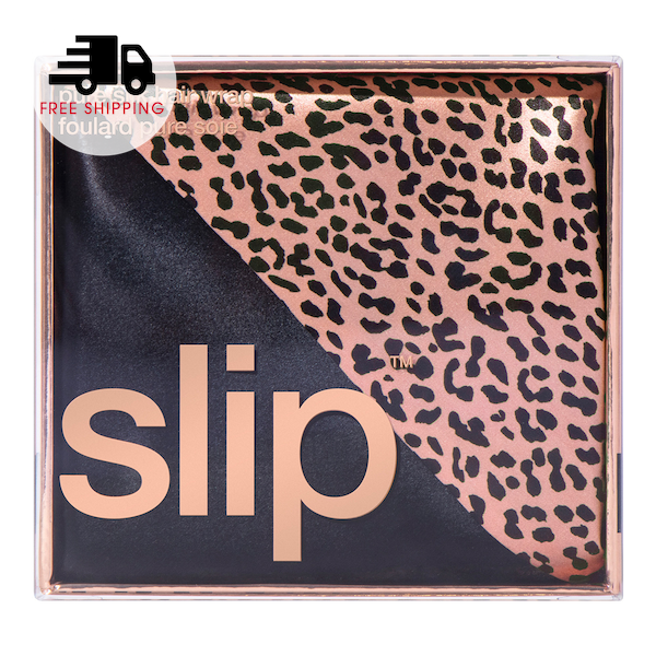 Slip Pure Silk Hair Wrap - Wild Leopard