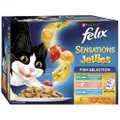Felix Sensations Jellies Fish Selection Wet Cat Food - 12x85g