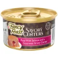 Fancy Feast Savory Centers Pate with Salmon & Gourmet Gravy Center Wet Cat Food - 85g