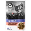 Pro Plan Kitten Salmon Gravy Pouch Wet Cat Food - 85g