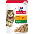 Hill's Science Diet Kitten Chicken Pouches Wet Cat Food - 85g