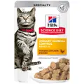 Hill's Science Diet Urinary Hairball Control Adult Chicken Wet Cat Food - 85g