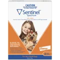 Sentinel Spectrum Tasty Chews Flea & Worming Treatment <4kg Dog - 6pk