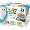Fancy Feast Seafood Grilled Wet Cat Food - 24x85g