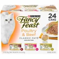 Fancy Feast Poultry & Beef Pate Wet Cat Food - 24x85g