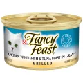 Fancy Feast Grilled Ocean Whitefish & Tuna Feast in Gravy Wet Cat Food - 85g