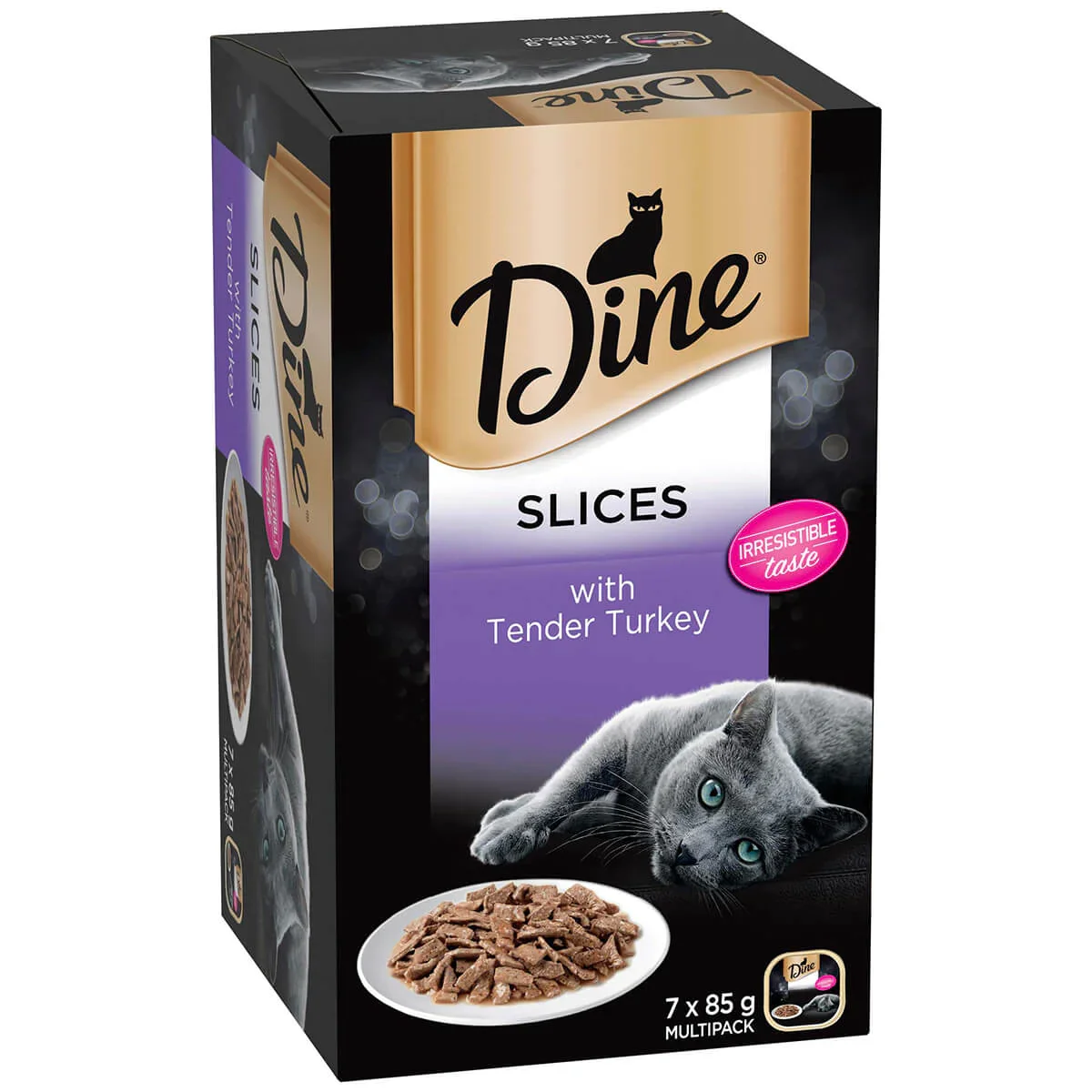 Dine Daily Variety Turkey Cuts In Gravy Wet Cat Food - 85g