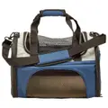Buddy & Belle Collapsible Cat Carrier- Blue/Black