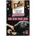 Dine Creamy Treats Tuna & Salmon Flavour Cat Treats - 4X12g