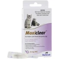 Moxiclear Flea & Worming Spot Treatment <4kg Kittens & Cats - 3pk