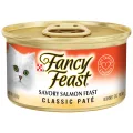 Fancy Feast Classic Pate Savoury Salmon Feast Wet Cat Food - 85g