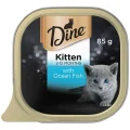 Dine Kitten Steamed Ocean Fish Wet Cat Food - 85g