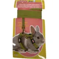 Living World Dwarf Rabbit Harness and Lead Set- Red