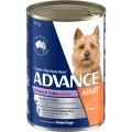 Advance Adult All Breed Chicken Turkey and Rice Canned Dog Food - 700g