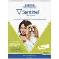 Sentinel Spectrum Tasty Chews Flea & Worming Treatment 4-11kg Dog - 6pk