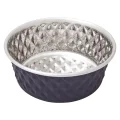 Lexi & Me Stainless Steel Dog Bowl Black - Small / Black