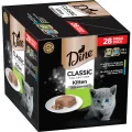 Dine Classic Collection Kitten 2-12 months with Tender Chicken & with Ocean Fish Wet Cat Food - 28pk