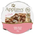 Applaws Natural Tuna Fillet with Crab in Broth Wet Cat Food Pot - 60g