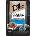 Dine Classic Collection Tuna In Jelly Wet Cat Food Pouch - 85g