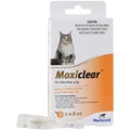 Moxiclear Flea & Worming Spot Treatment >4kg Cat - 6pk