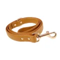 Buddy & Belle Leather Lead One Size Caramel
