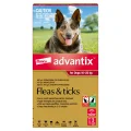 Advantix Flea & Tick Treatment 10-25kg Dog - 3pk