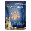 Applaws Natural Tuna with Sea Bream in Broth Pouch Wet Cat Food - 70g