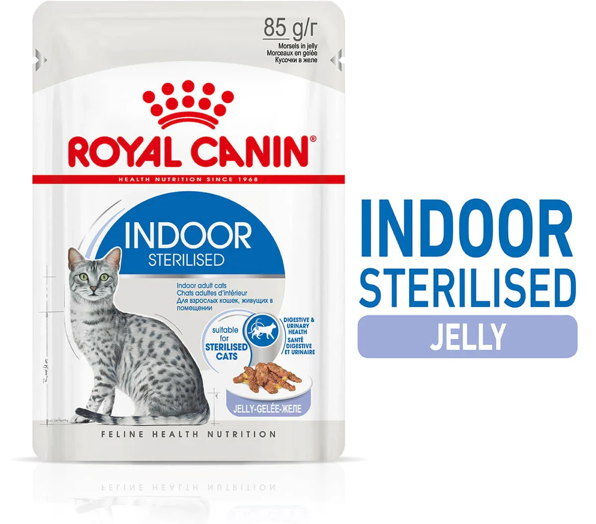 Royal Canin Indoor Sterilised Jelly Wet Cat Food - 85g