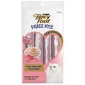 Fancy Feast Puree Kiss Tuna Puree With Tuna Flakes Cat Treats