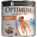 Optimum Real Kangaroo & Vegetables Adult Wet Dog Food Can - 700g