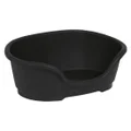 Domus - Basket Style - Plastic Dog Bed - 60cm / Black