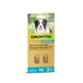Drontal Chewable Intestinal Wormer Medium Dog - 5pk