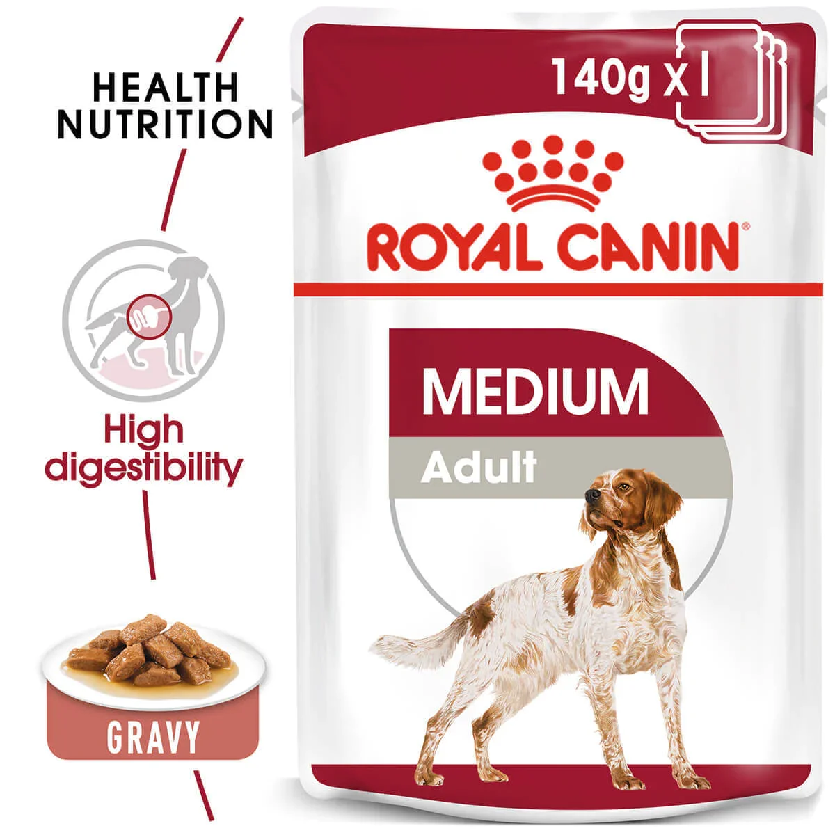 Royal Canin Medium Adult Wet Dog Food - 140g