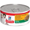 Hill's Science Diet Tender Dinners Kitten Chicken Wet Cat Food - 156g