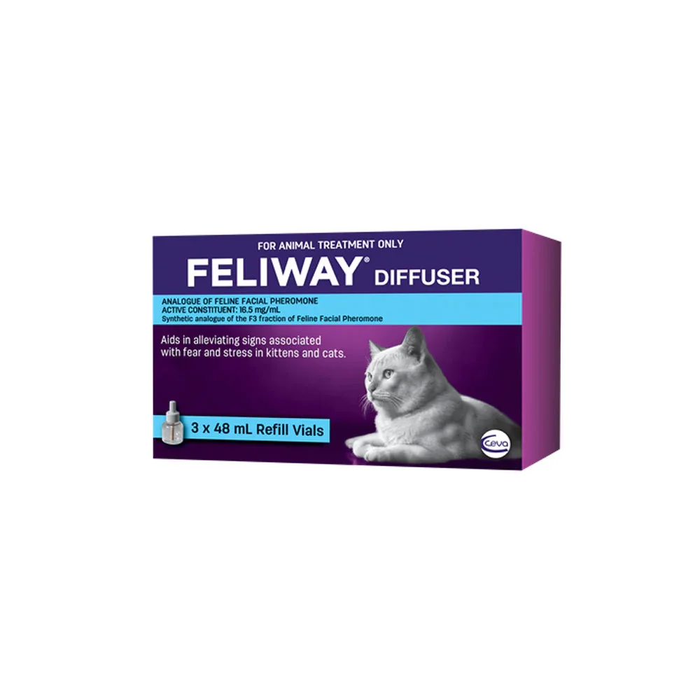 Feliway Home Diffuser Refill 48ml 3 pack - 3pk