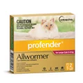 Profender Topical Allwormer 5-8kg Cat - 2pk