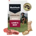 Black Hawk Working Dog Adult Lamb & Beef Dry Dog Food - 20kg